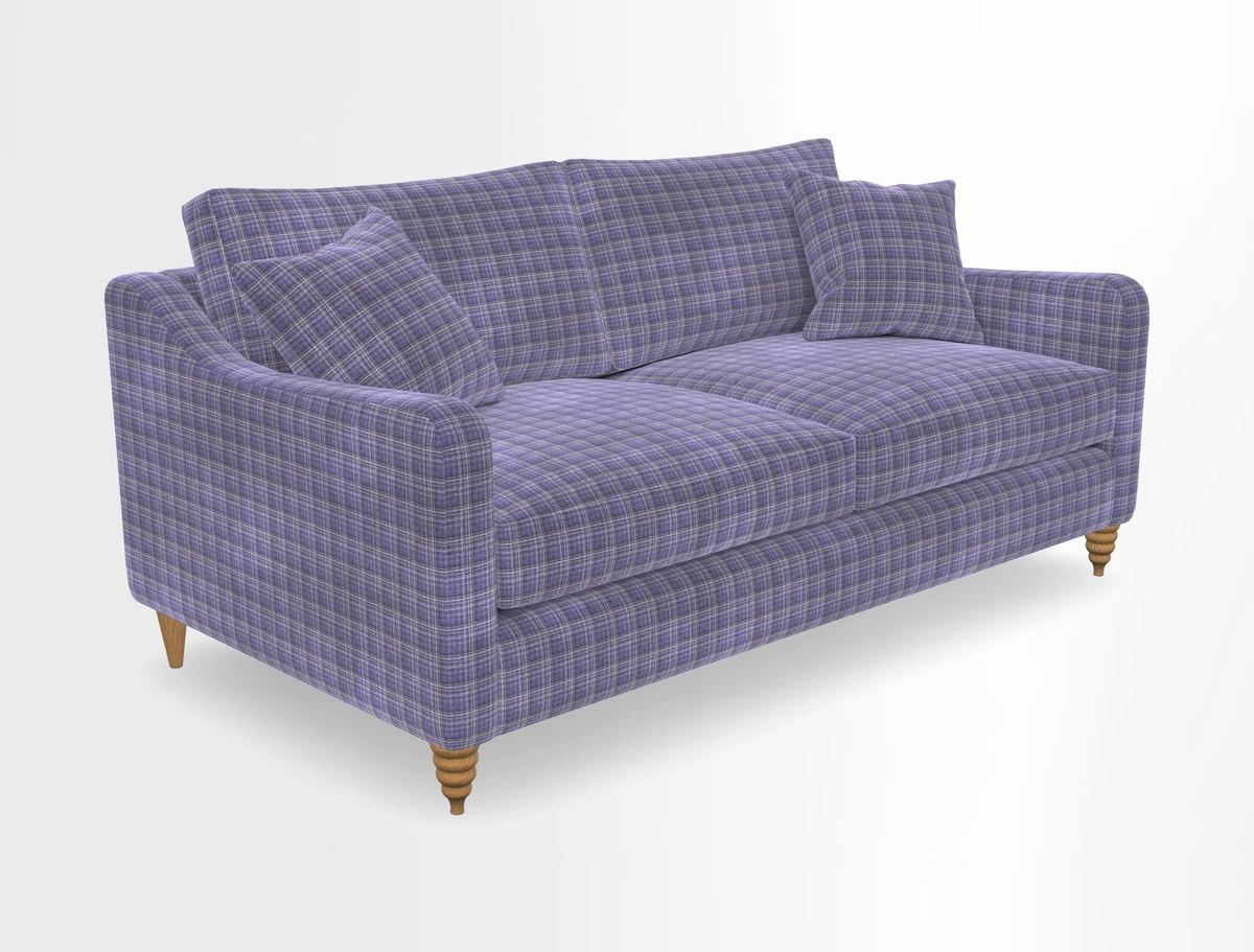 Rye 3 Seater Sofa in Herringbone Shadow