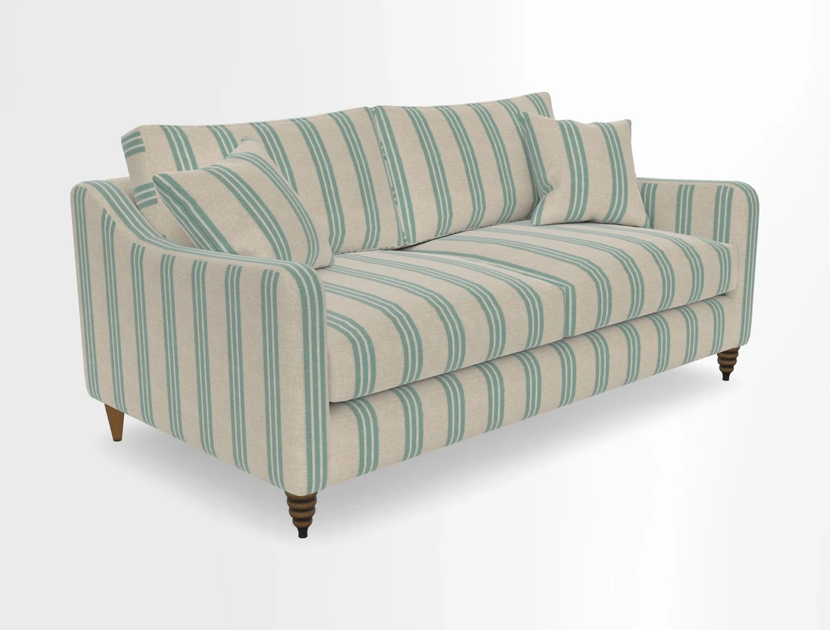 Rye 3 Seater Sofa in Herringbone Shadow