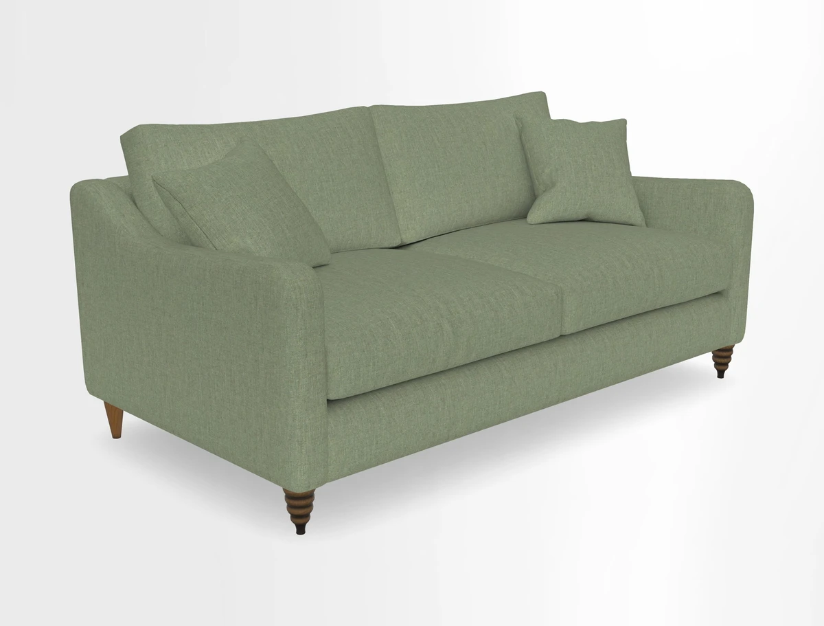 Rye 3 Seater Sofa in Herringbone Shadow