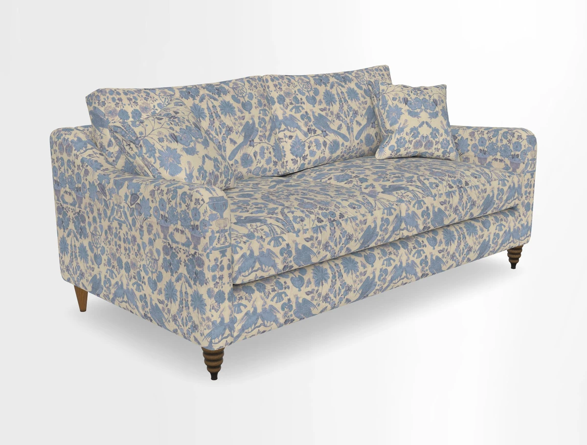 Rye 3 Seater Sofa in Herringbone Shadow