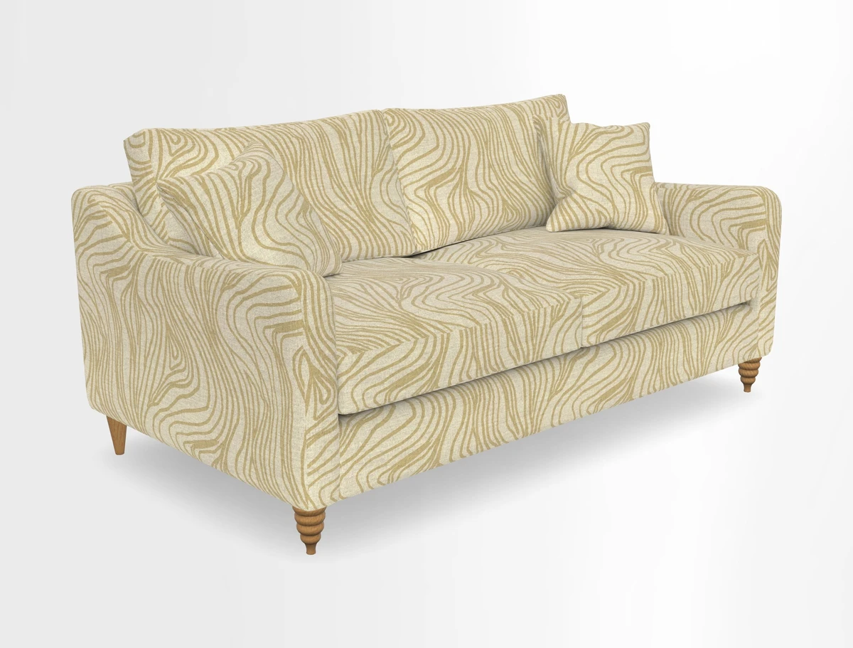Rye 3 Seater Sofa in Herringbone Shadow