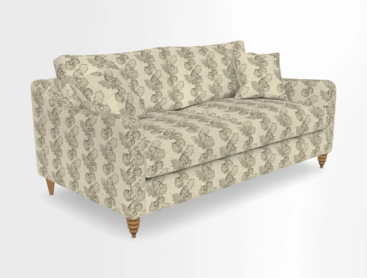 Rye 3 Seater Sofa in Herringbone Shadow