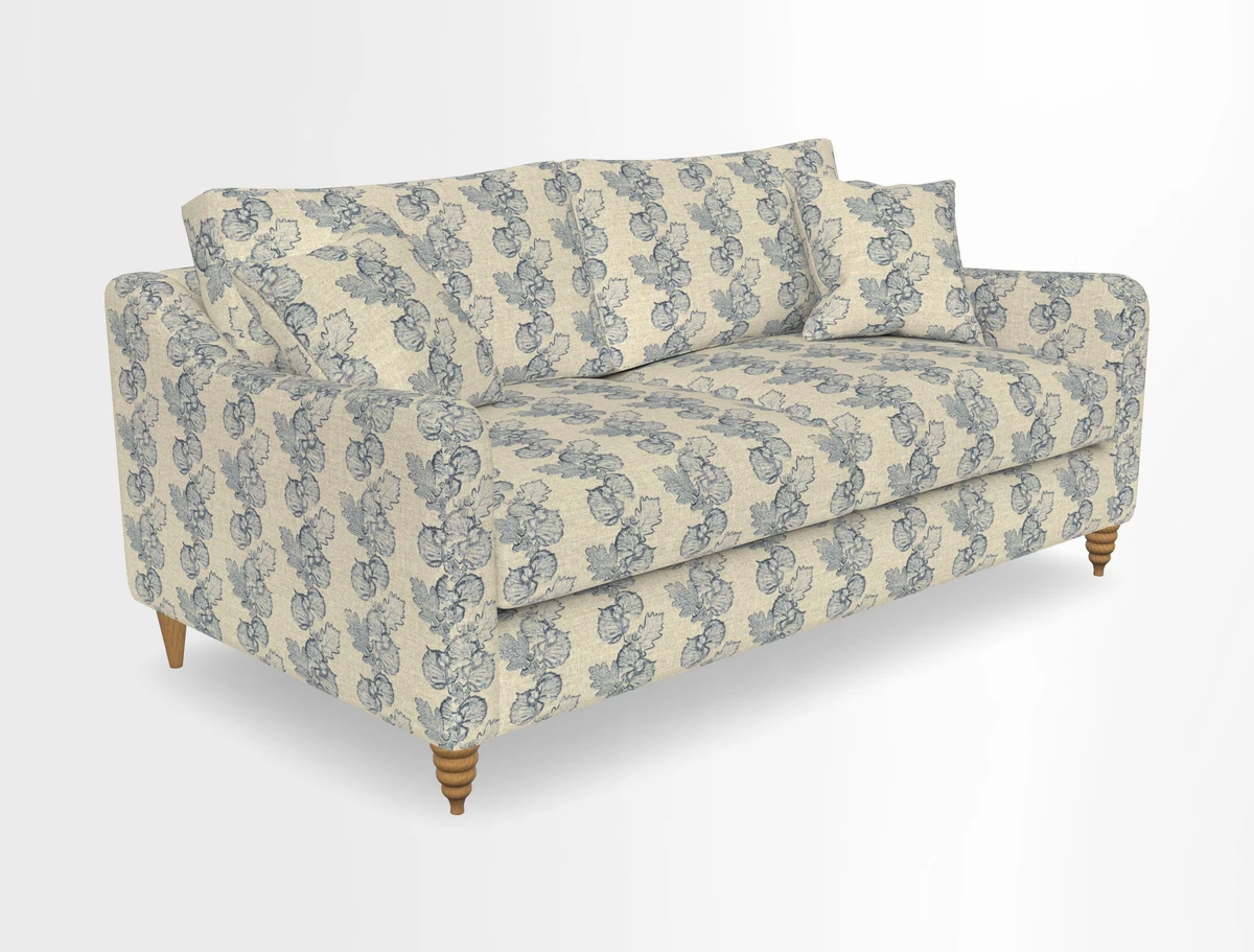 Rye 3 Seater Sofa in Herringbone Shadow