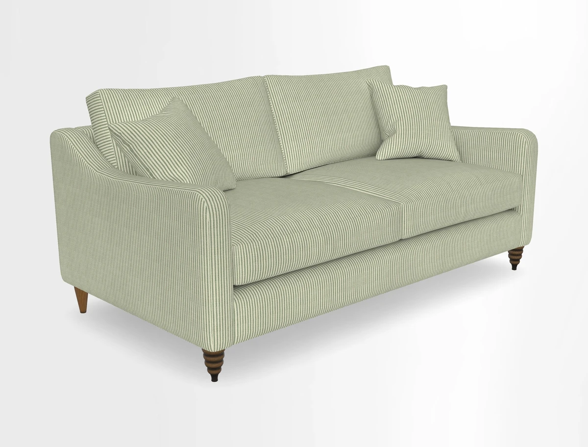 Rye 3 Seater Sofa in Herringbone Shadow
