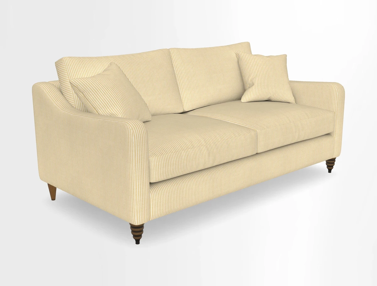 Rye 3 Seater Sofa in Herringbone Shadow