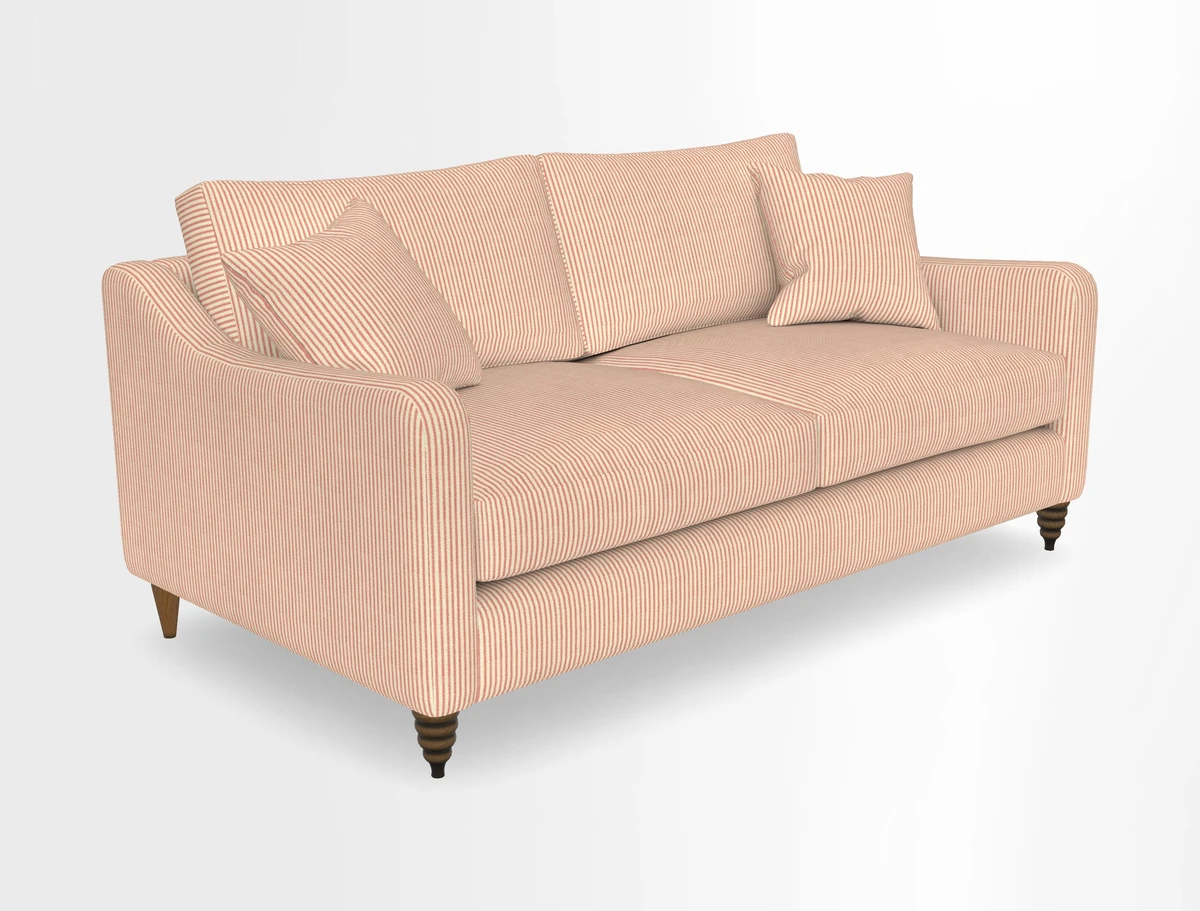 Rye 3 Seater Sofa in Herringbone Shadow
