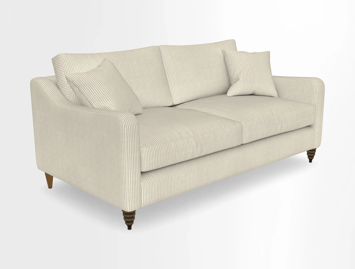Rye 3 Seater Sofa in Herringbone Shadow