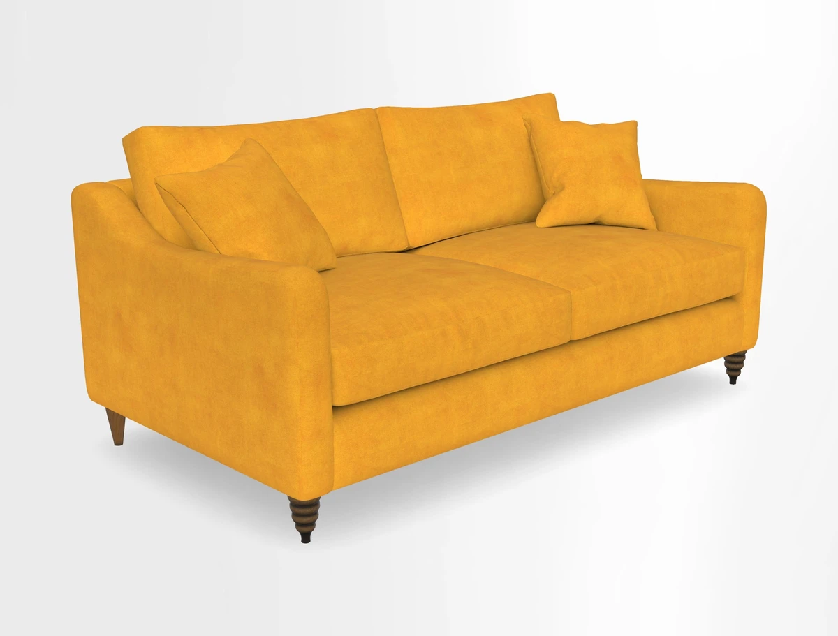 Rye 3 Seater Sofa in Herringbone Shadow