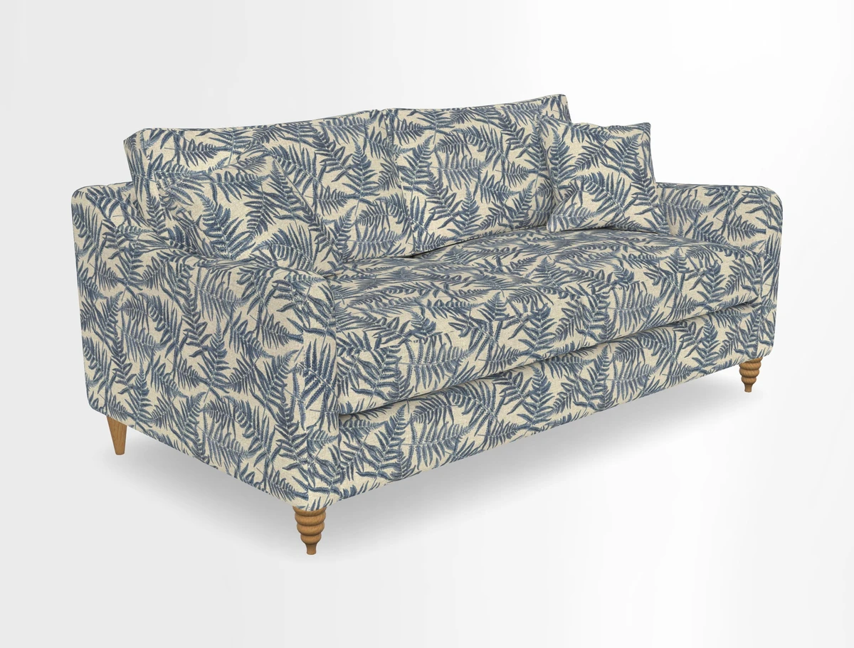 Rye 3 Seater Sofa in Herringbone Shadow