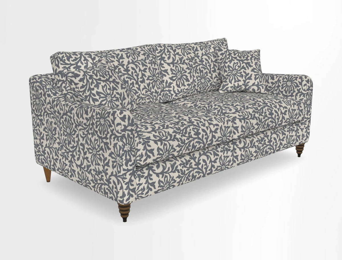 Rye 3 Seater Sofa in Herringbone Shadow