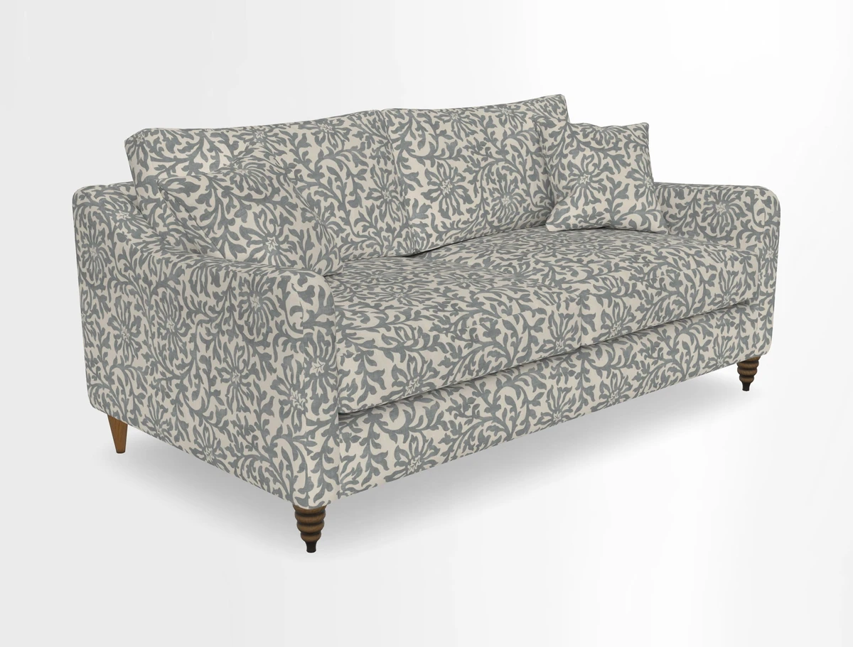 Rye 3 Seater Sofa in Herringbone Shadow