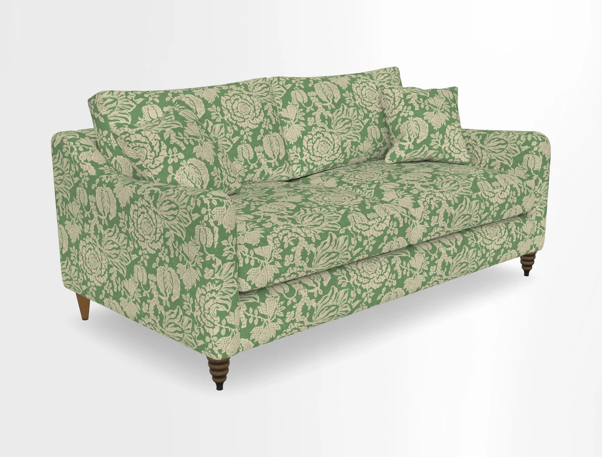 Rye 3 Seater Sofa in Herringbone Shadow