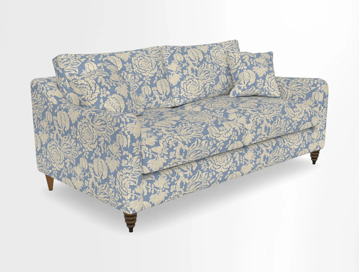 Rye 3 Seater Sofa in Herringbone Shadow