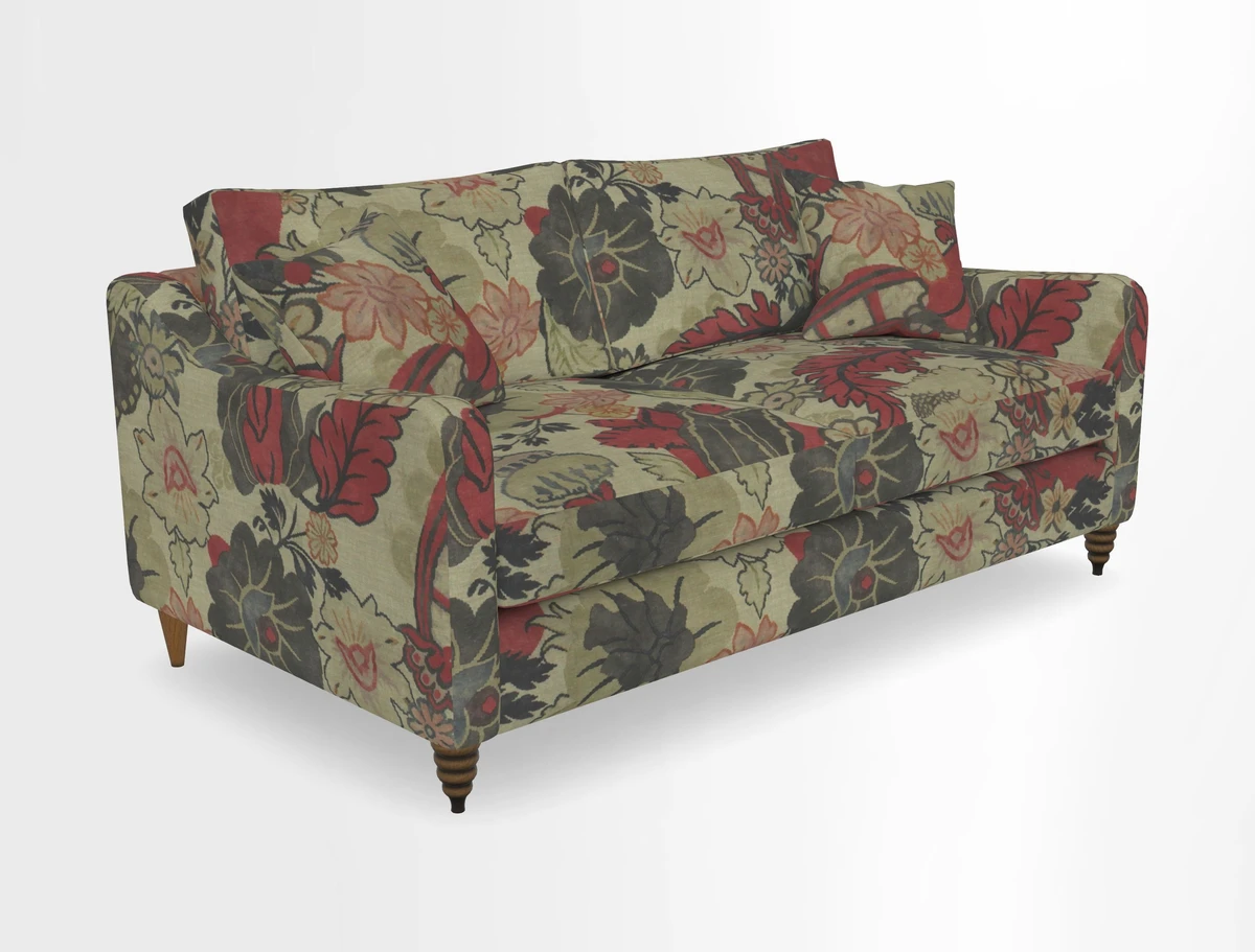 Rye 3 Seater Sofa in Herringbone Shadow