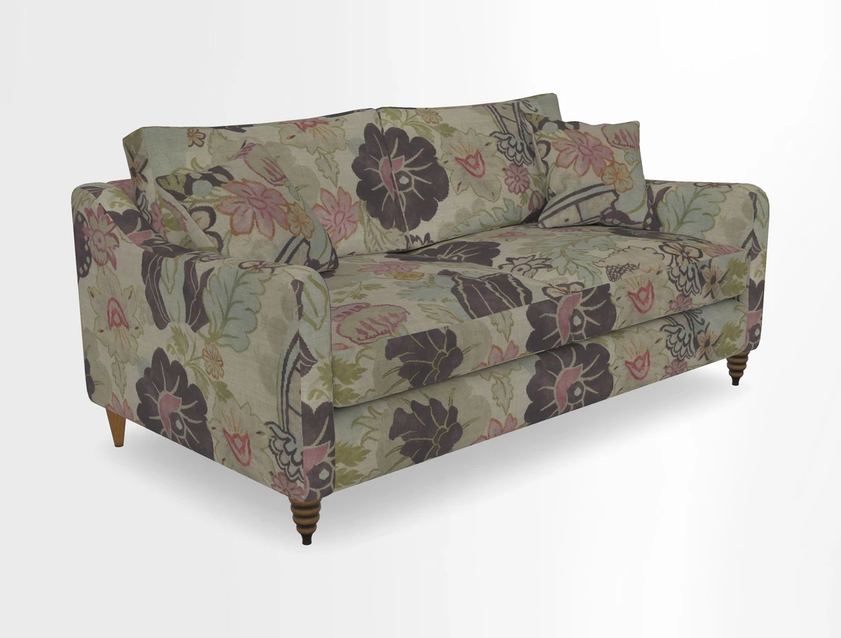 Rye 3 Seater Sofa in Herringbone Shadow