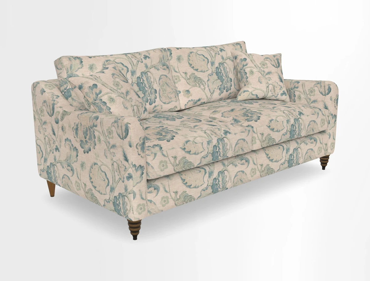 Rye 3 Seater Sofa in Herringbone Shadow