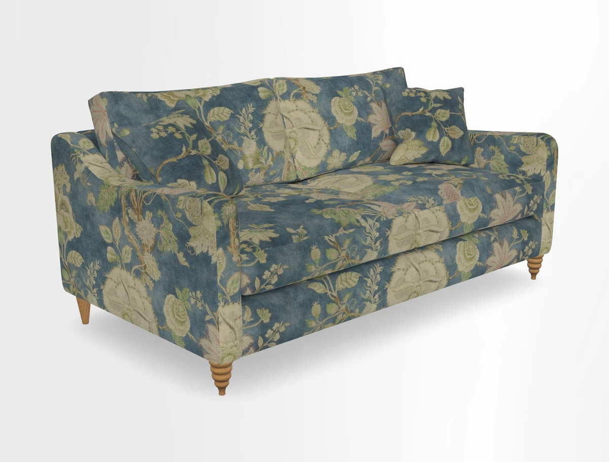 Rye 3 Seater Sofa in Herringbone Shadow