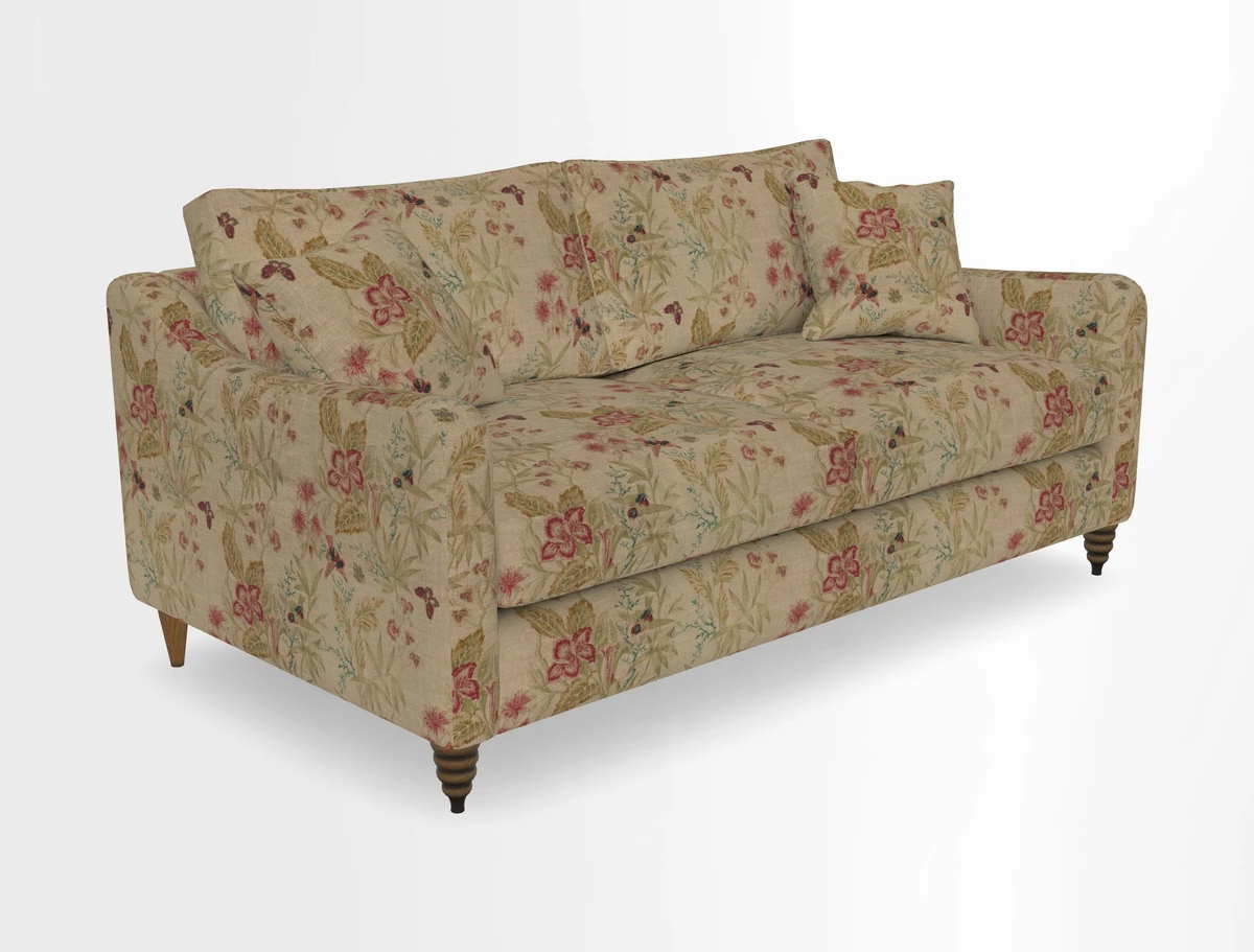 Rye 3 Seater Sofa in Herringbone Shadow
