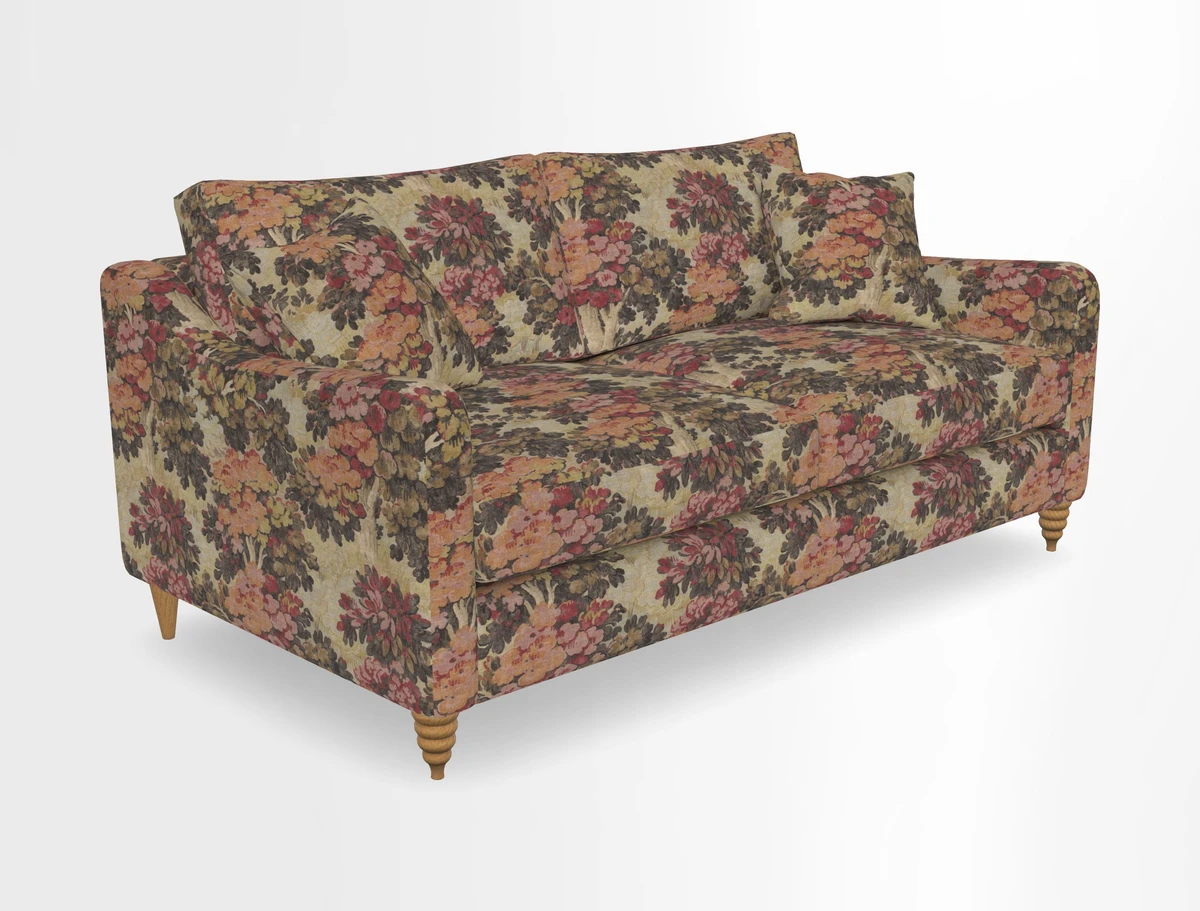 Rye 3 Seater Sofa in Herringbone Shadow