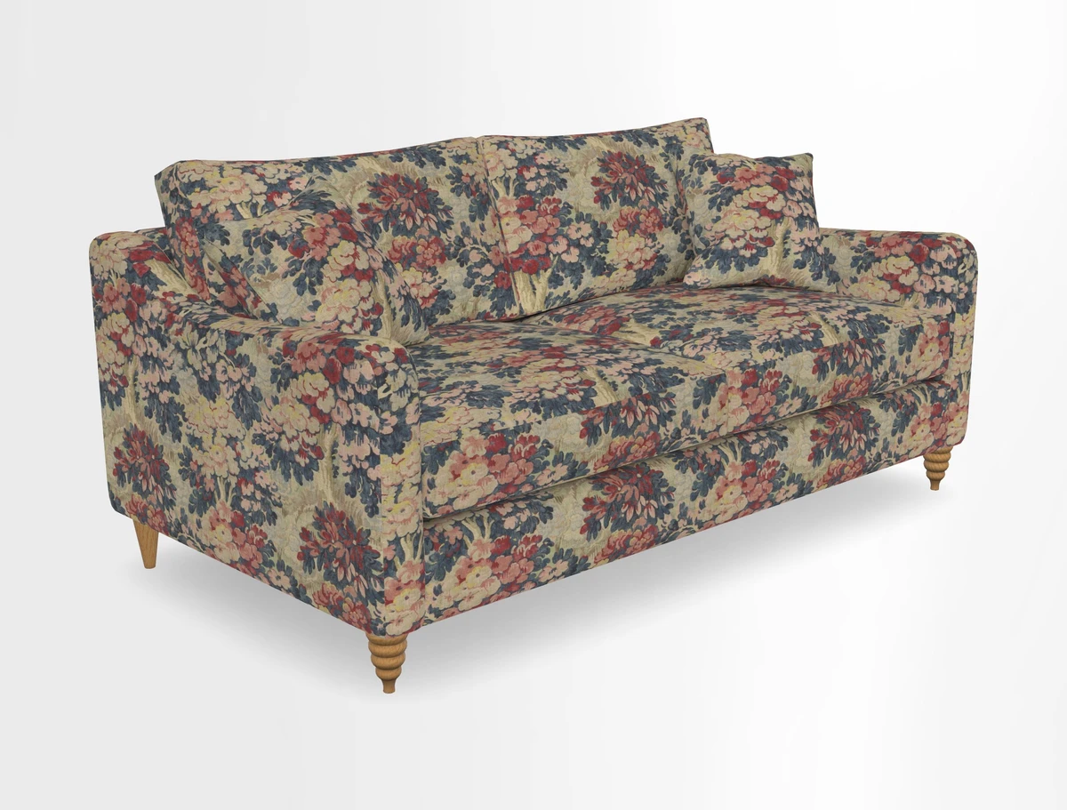 Rye 3 Seater Sofa in Herringbone Shadow