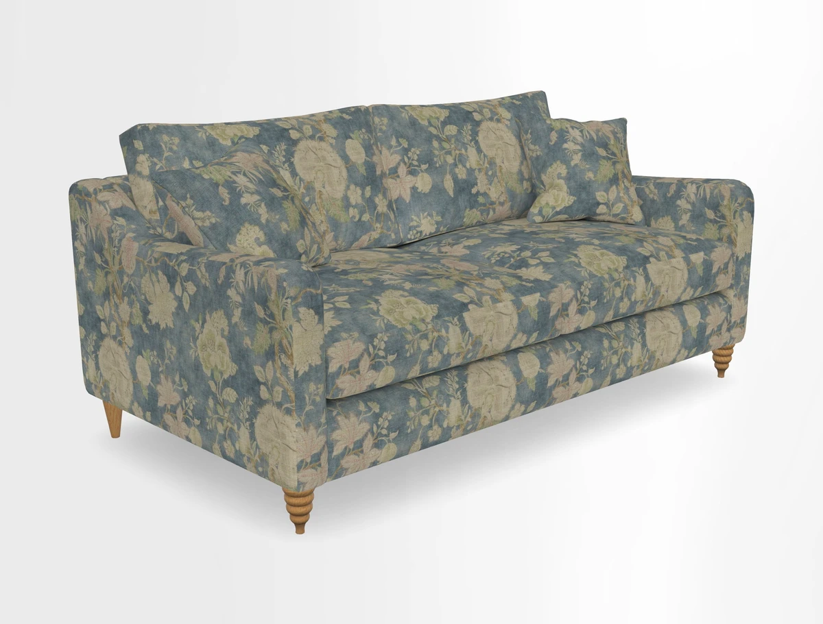 Rye 3 Seater Sofa in Herringbone Shadow