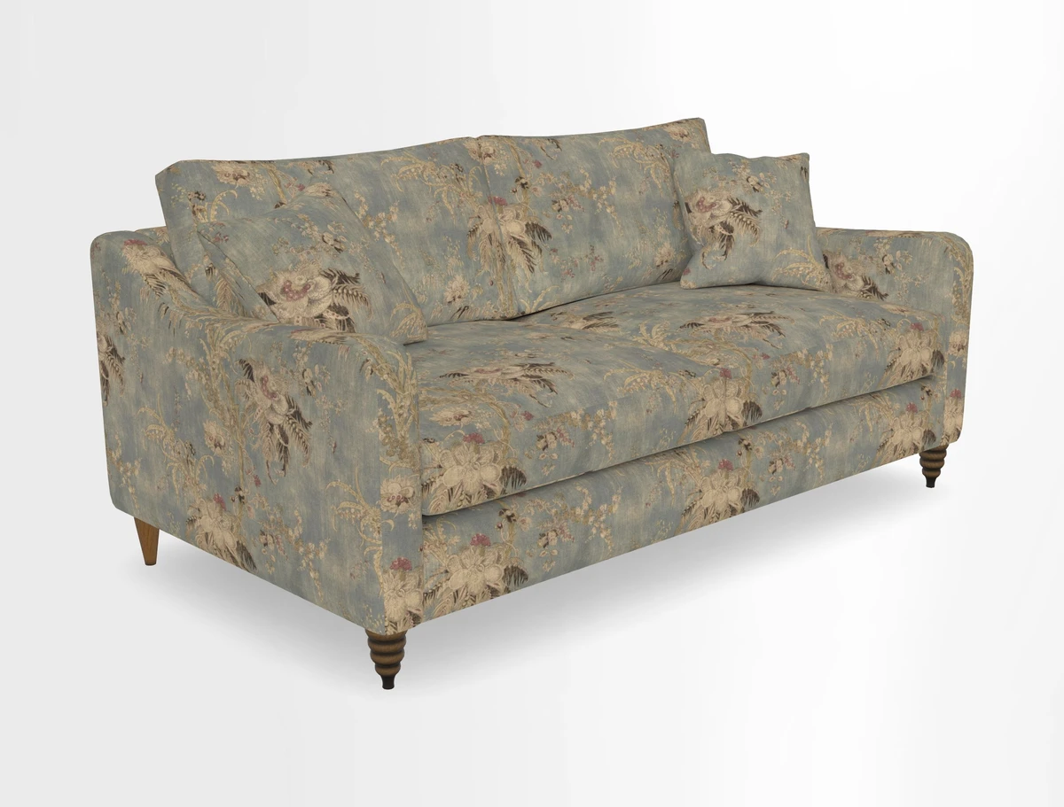 Rye 3 Seater Sofa in Herringbone Shadow