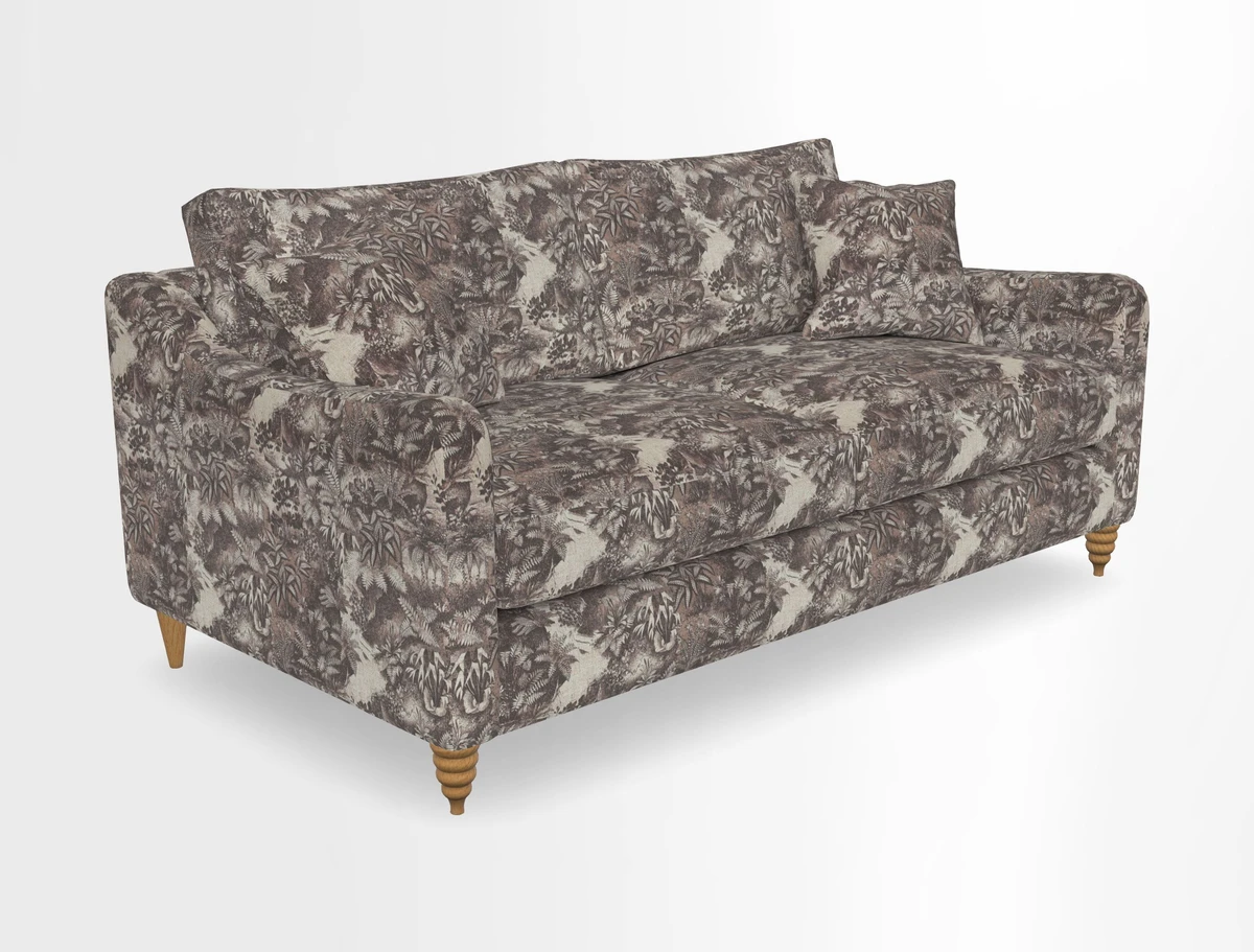 Rye 3 Seater Sofa in Herringbone Shadow