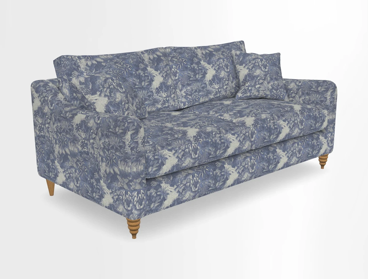 Rye 3 Seater Sofa in Herringbone Shadow