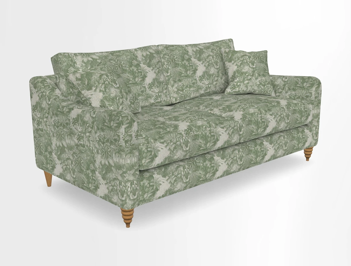 Rye 3 Seater Sofa in Herringbone Shadow