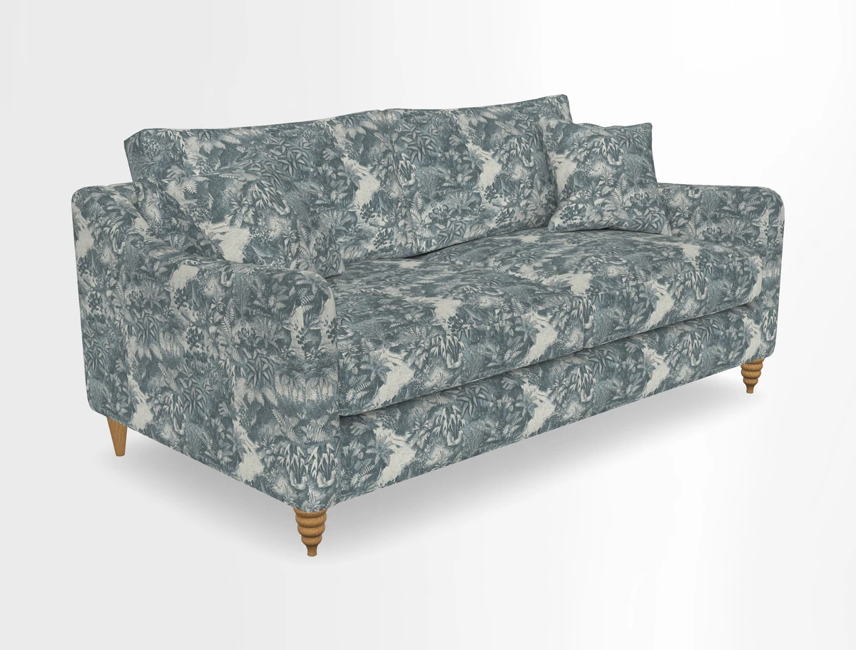 Rye 3 Seater Sofa in Herringbone Shadow