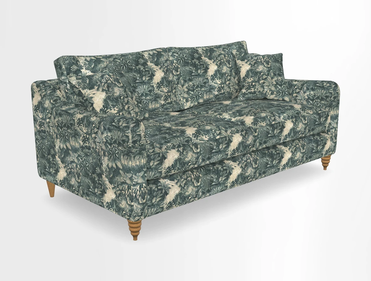 Rye 3 Seater Sofa in Herringbone Shadow
