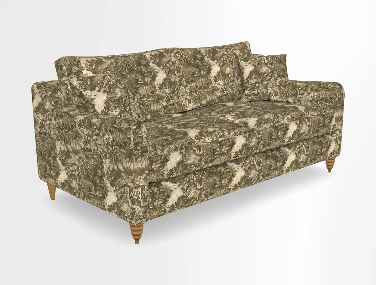 Rye 3 Seater Sofa in Herringbone Shadow