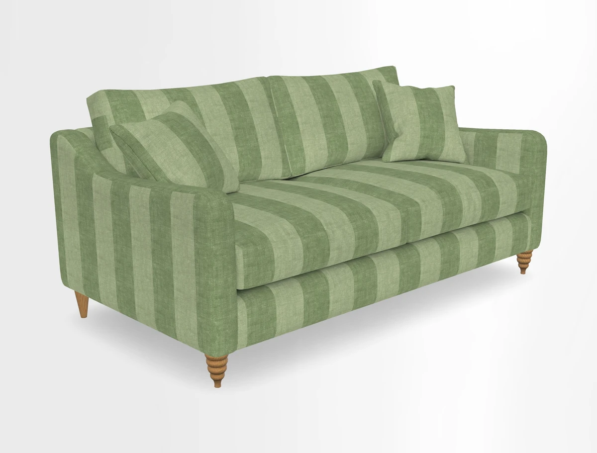 Rye 3 Seater Sofa in Herringbone Shadow