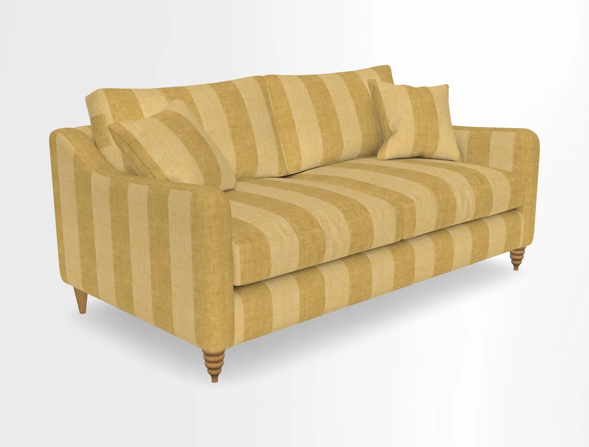 Rye 3 Seater Sofa in Herringbone Shadow