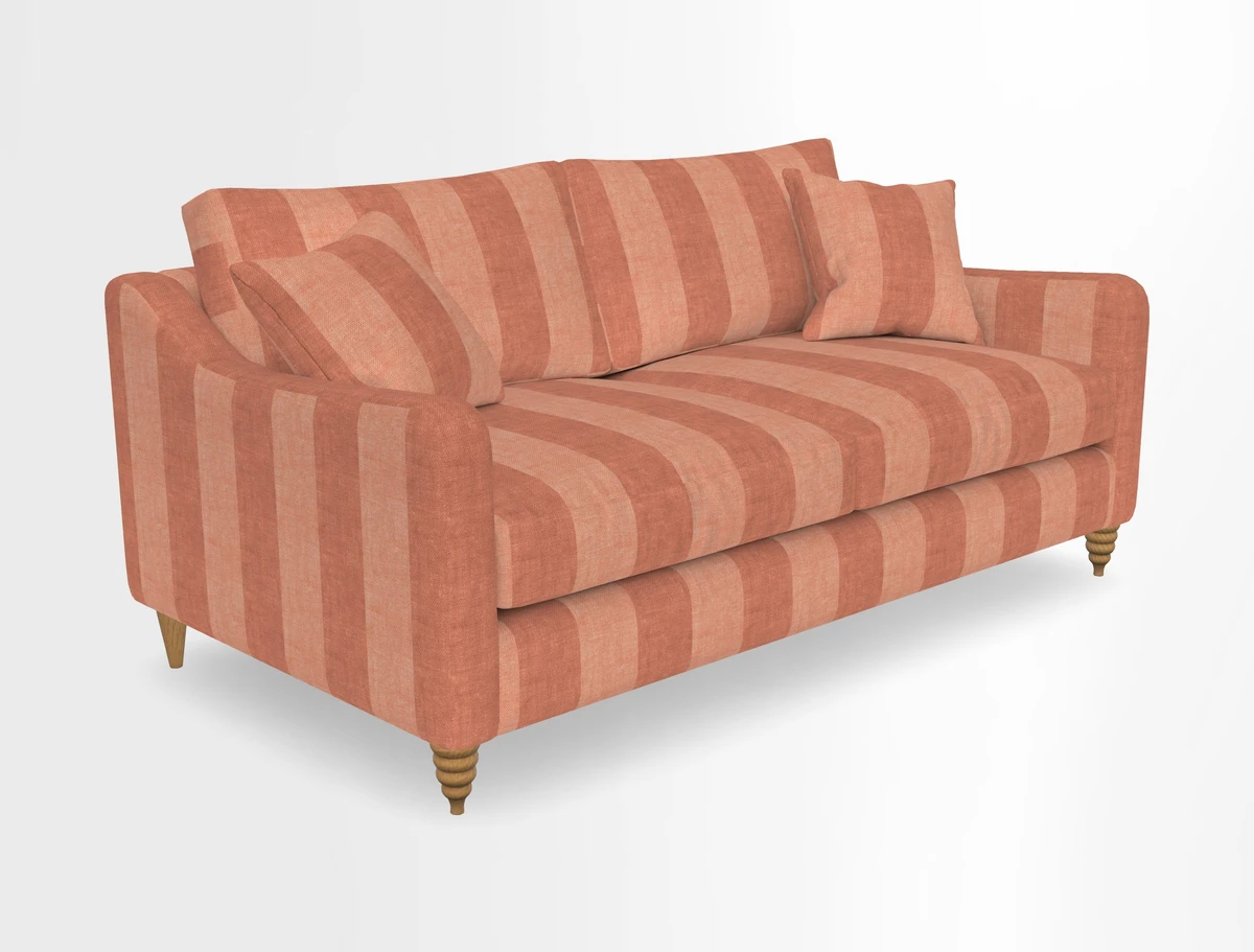 Rye 3 Seater Sofa in Herringbone Shadow