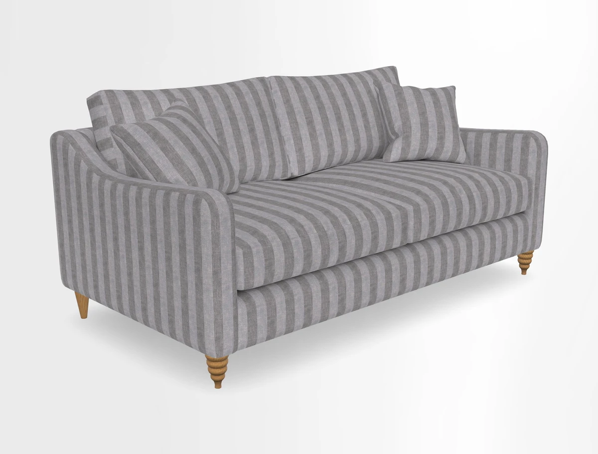 Rye 3 Seater Sofa in Herringbone Shadow