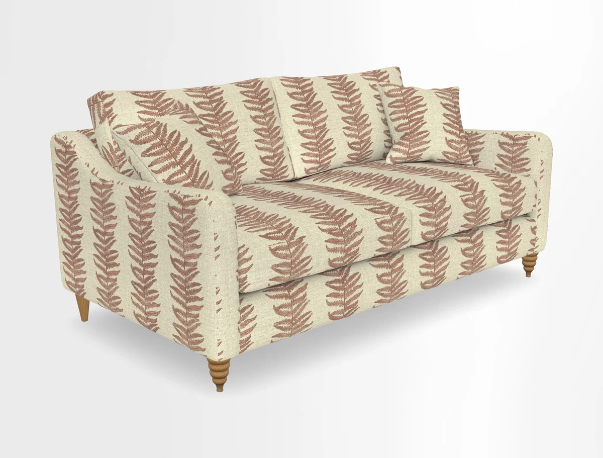Rye 3 Seater Sofa in Herringbone Shadow