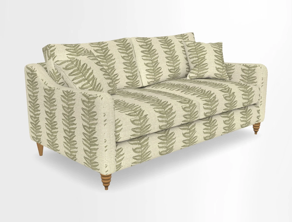 Rye 3 Seater Sofa in Herringbone Shadow