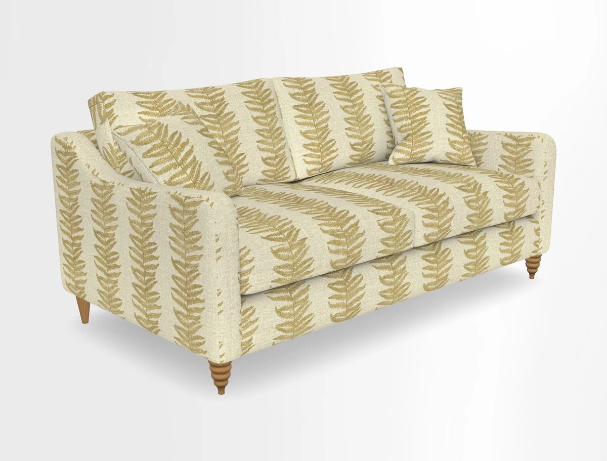 Rye 3 Seater Sofa in Herringbone Shadow