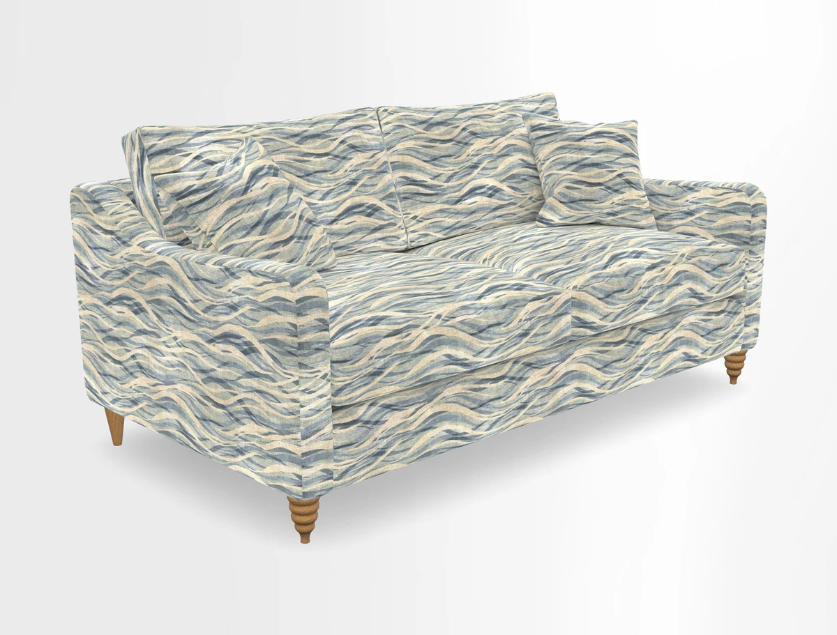Rye 3 Seater Sofa in Herringbone Shadow