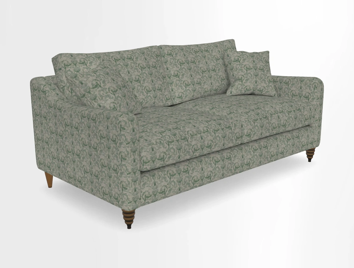 Rye 3 Seater Sofa in Herringbone Shadow