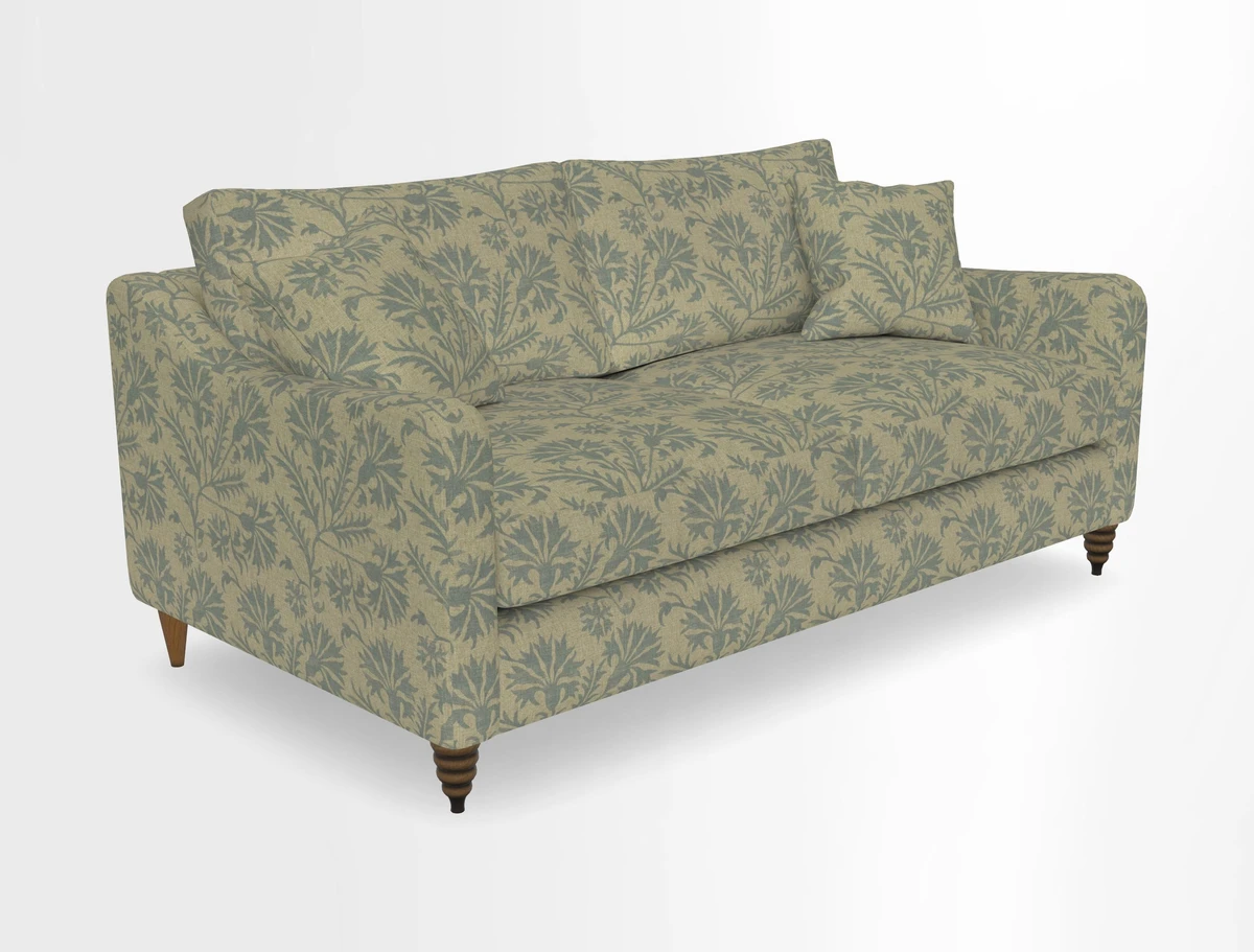 Rye 3 Seater Sofa in Herringbone Shadow