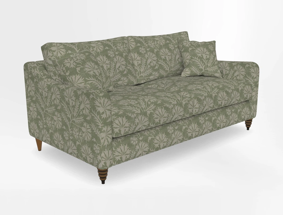 Rye 3 Seater Sofa in Herringbone Shadow