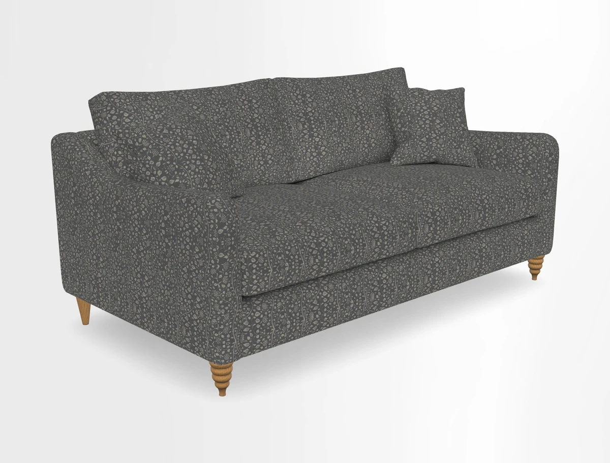 Rye 3 Seater Sofa in Herringbone Shadow