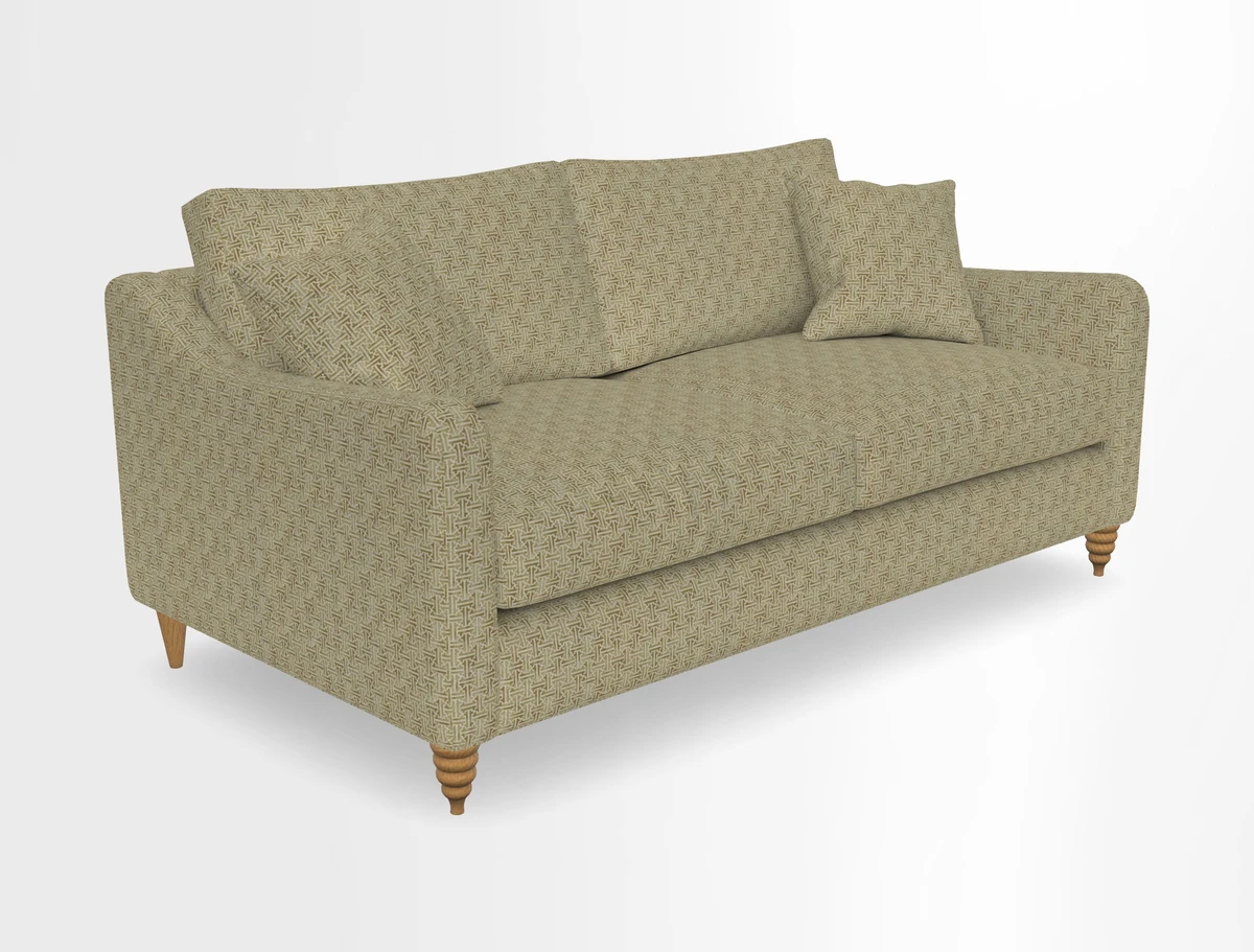 Rye 3 Seater Sofa in Herringbone Shadow