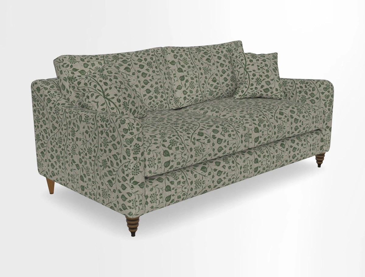 Rye 3 Seater Sofa in Herringbone Shadow