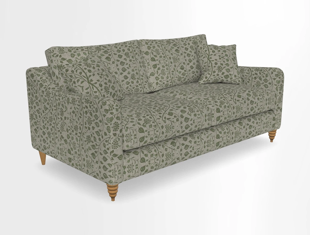 Rye 3 Seater Sofa in Herringbone Shadow