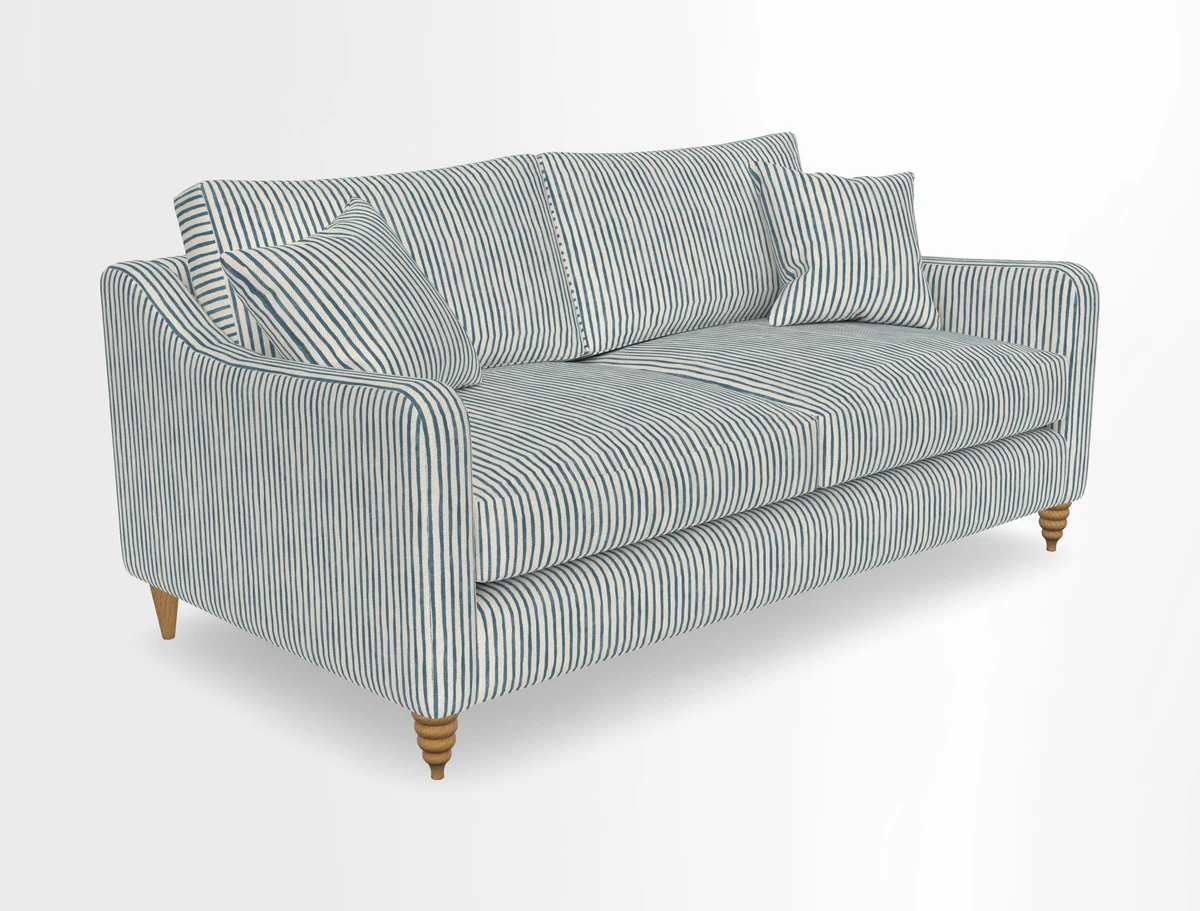 Rye 3 Seater Sofa in Herringbone Shadow
