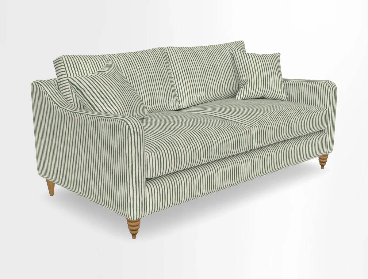 Rye 3 Seater Sofa in Herringbone Shadow