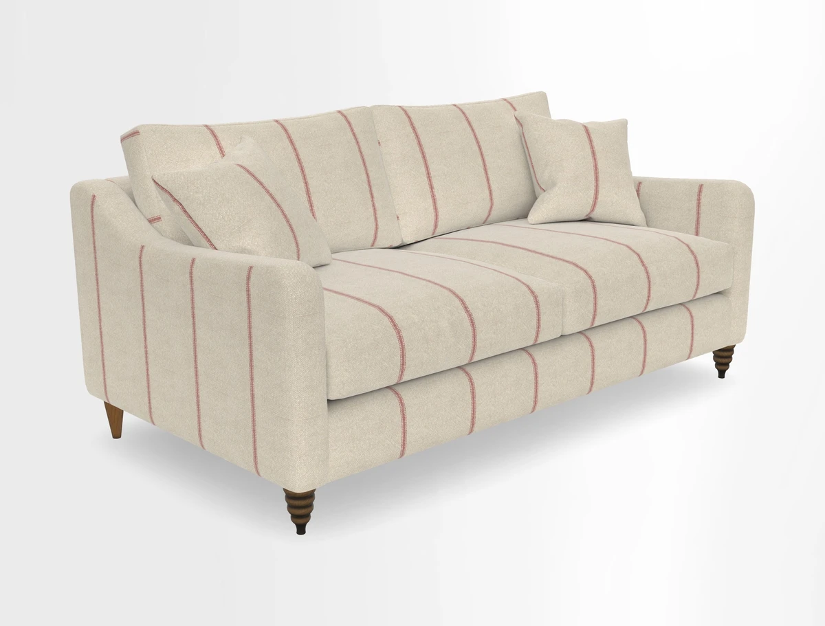 Rye 3 Seater Sofa in Herringbone Shadow